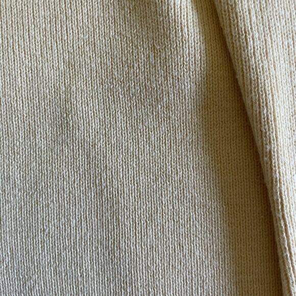 Ann Taylor Factory Store Sweater Light Yellow Short Sleeve Size Small - Picture 3 of 5